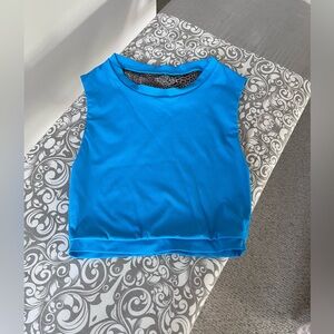 acacia swimwear Blue Ribbed Costa Swim Bikini Tankini